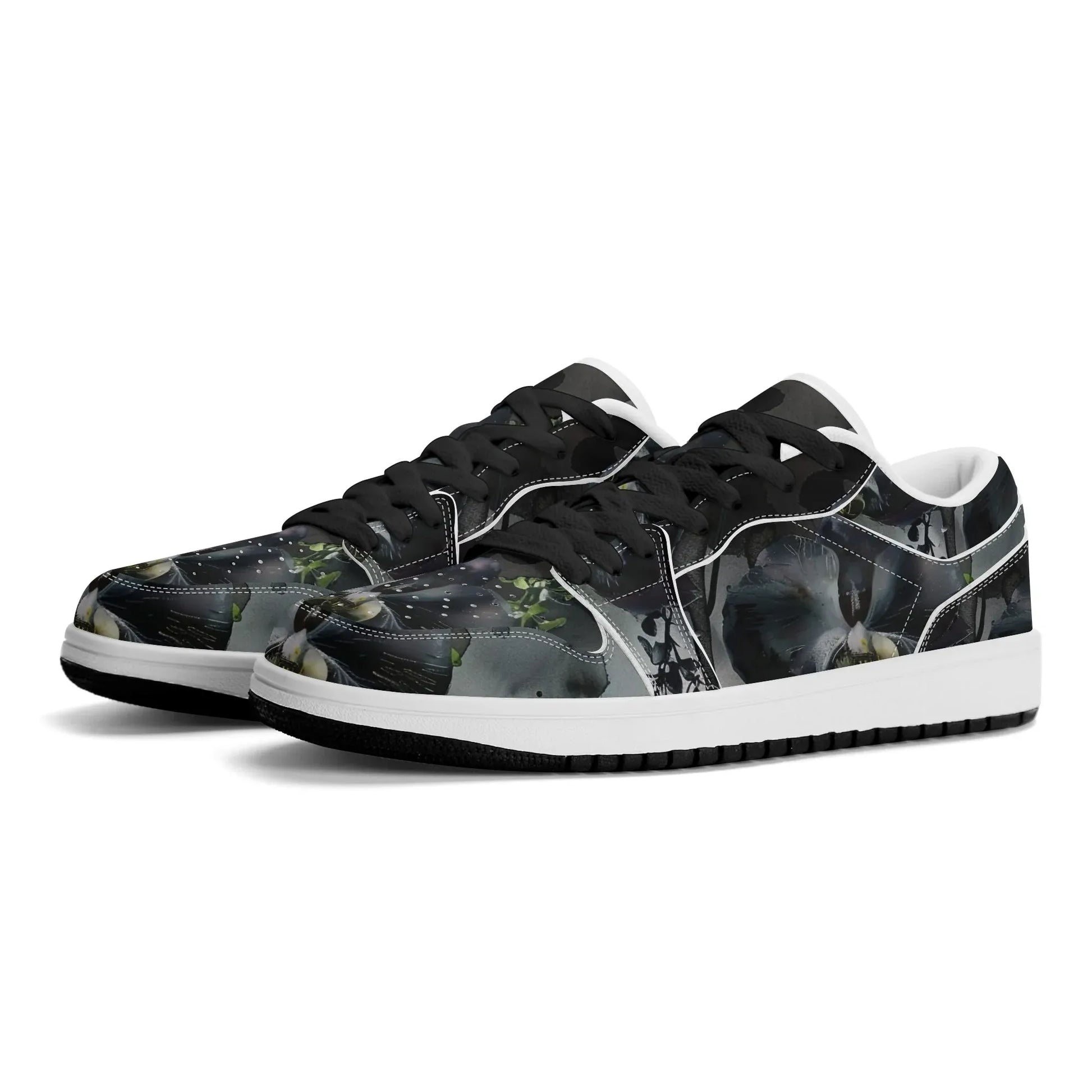 black-garden-low-top-leder-sneaker-fur-herren-sneaker-jlr-design-48155 - JLR Design
