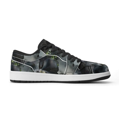 black-garden-low-top-leder-sneaker-fur-herren-sneaker-jlr-design-95894 - JLR Design