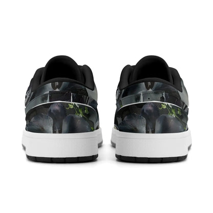 black-garden-low-top-leder-sneaker-fur-herren-sneaker-jlr-design-63579 - JLR Design
