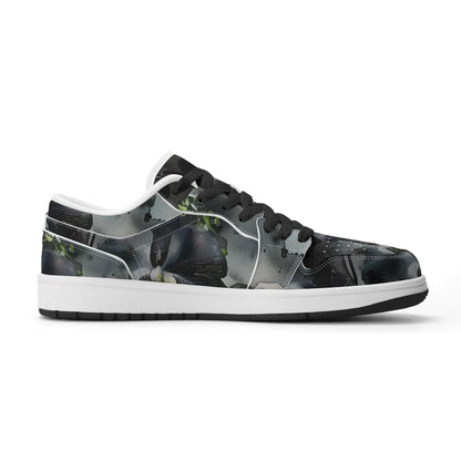 black-garden-low-top-leder-sneaker-fur-herren-sneaker-jlr-design-89873 - JLR Design