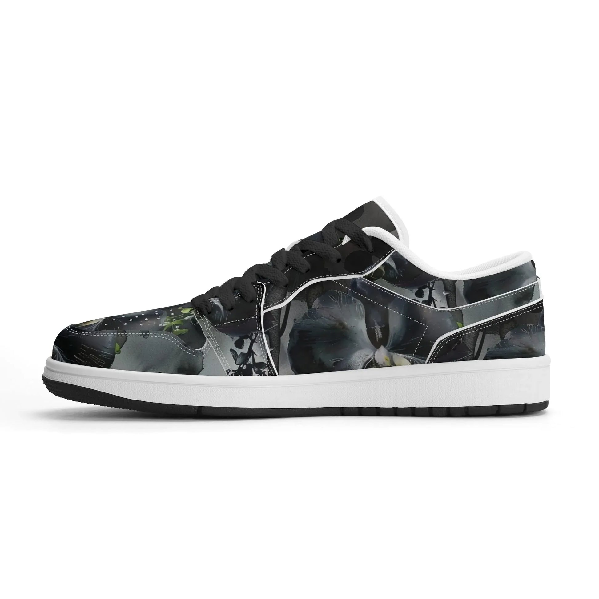 black-garden-low-top-leder-sneaker-fur-herren-sneaker-jlr-design-66559 - JLR Design
