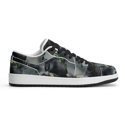 black-garden-low-top-leder-sneaker-fur-herren-sneaker-jlr-design-88669 - JLR Design