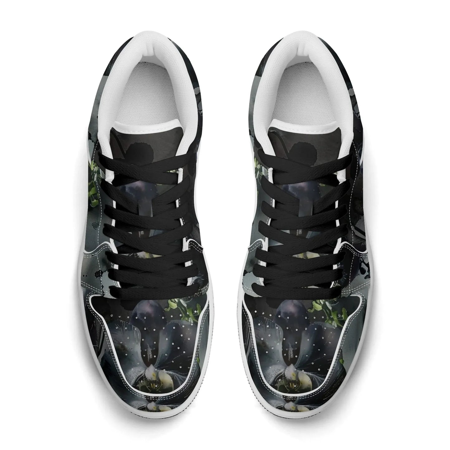 black-garden-low-top-leder-sneaker-fur-herren-sneaker-jlr-design-23458 - JLR Design