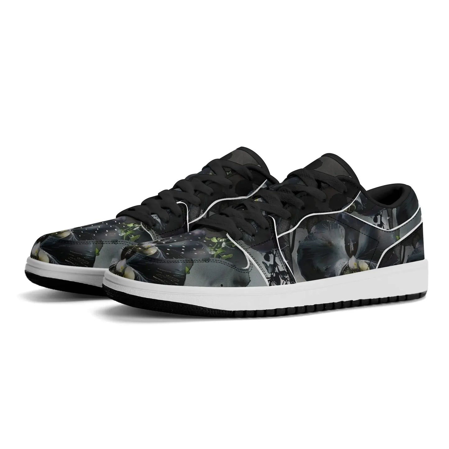 black-garden-low-top-leder-sneaker-fur-herren-sneaker-jlr-design-68098 - JLR Design