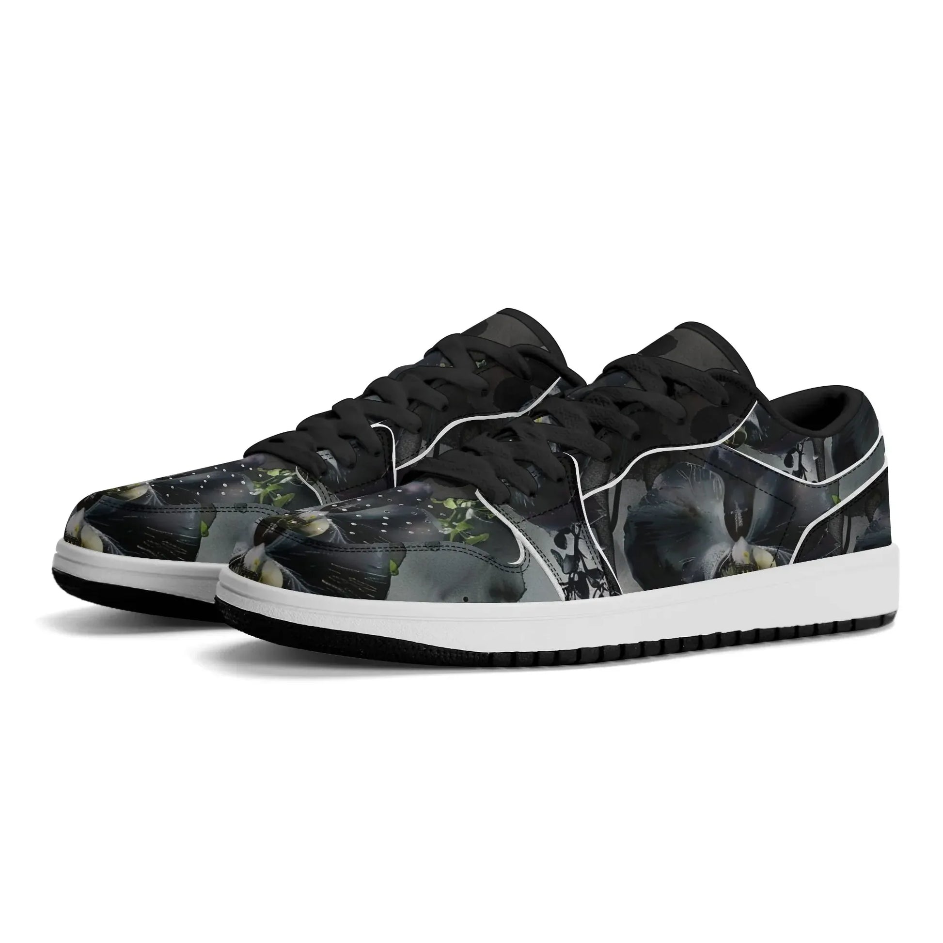 black-garden-low-top-leder-sneaker-fur-herren-sneaker-jlr-design-68098 - JLR Design