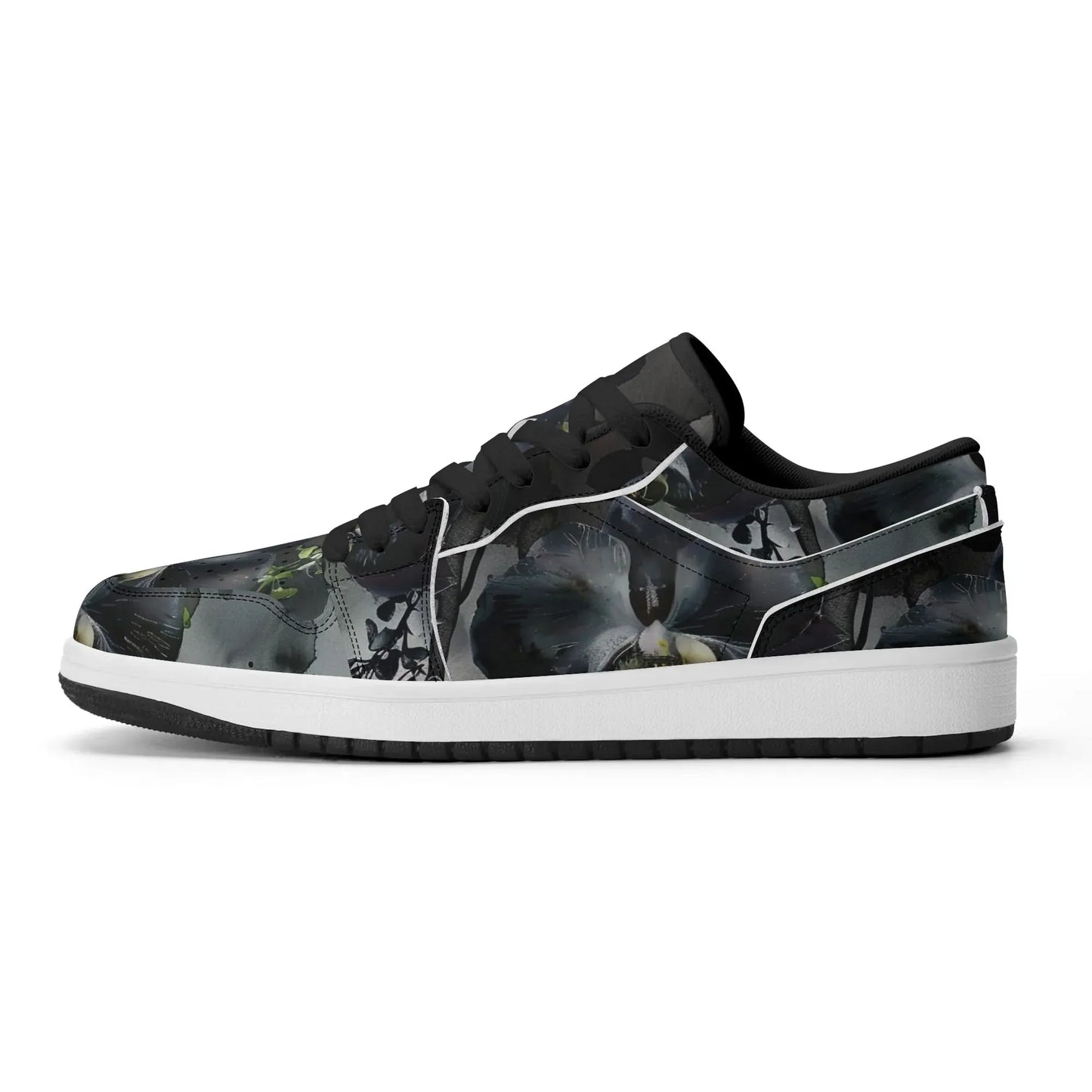 black-garden-low-top-leder-sneaker-fur-herren-sneaker-jlr-design-92007 - JLR Design