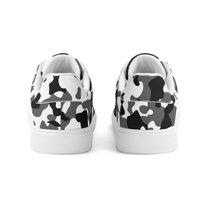 Black Grey White Camouflage Low Top Leather Sneaker Low Top Sneaker 83.99 Black, Camouflage, Leather, Low, Sneaker, Top JLR Design