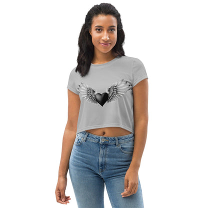 Black Heart Crop Top Crop Top 44.99 Black, Crop, Heart, Top JLR Design