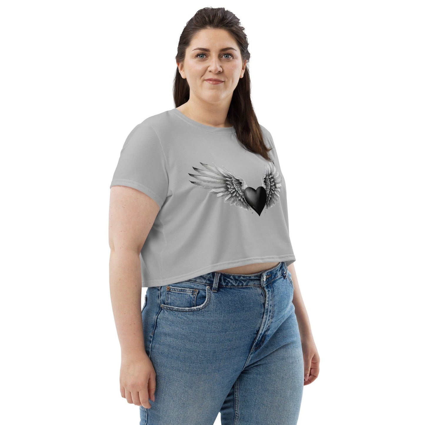 Black Heart Crop Top Crop Top 44.99 Black, Crop, Heart, Top JLR Design