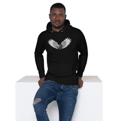 Black Heart Hoodie Hoodie 59.99 Black, Heart, Hoodie JLR Design