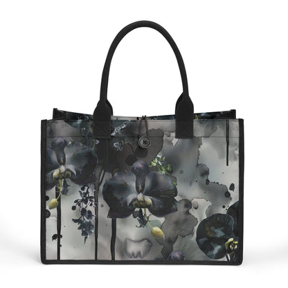 Black Orchid Canvas Shopper Tasche Einkaufstasche JLR Design