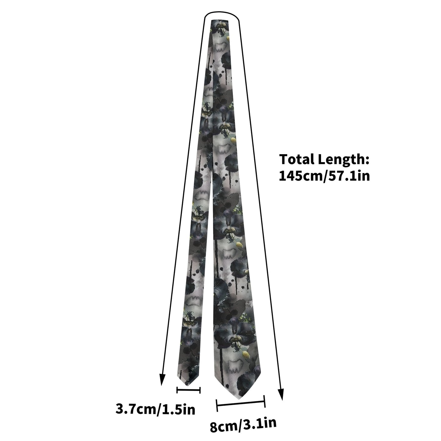 Black Orchid Krawatte Krawatte JLR Design