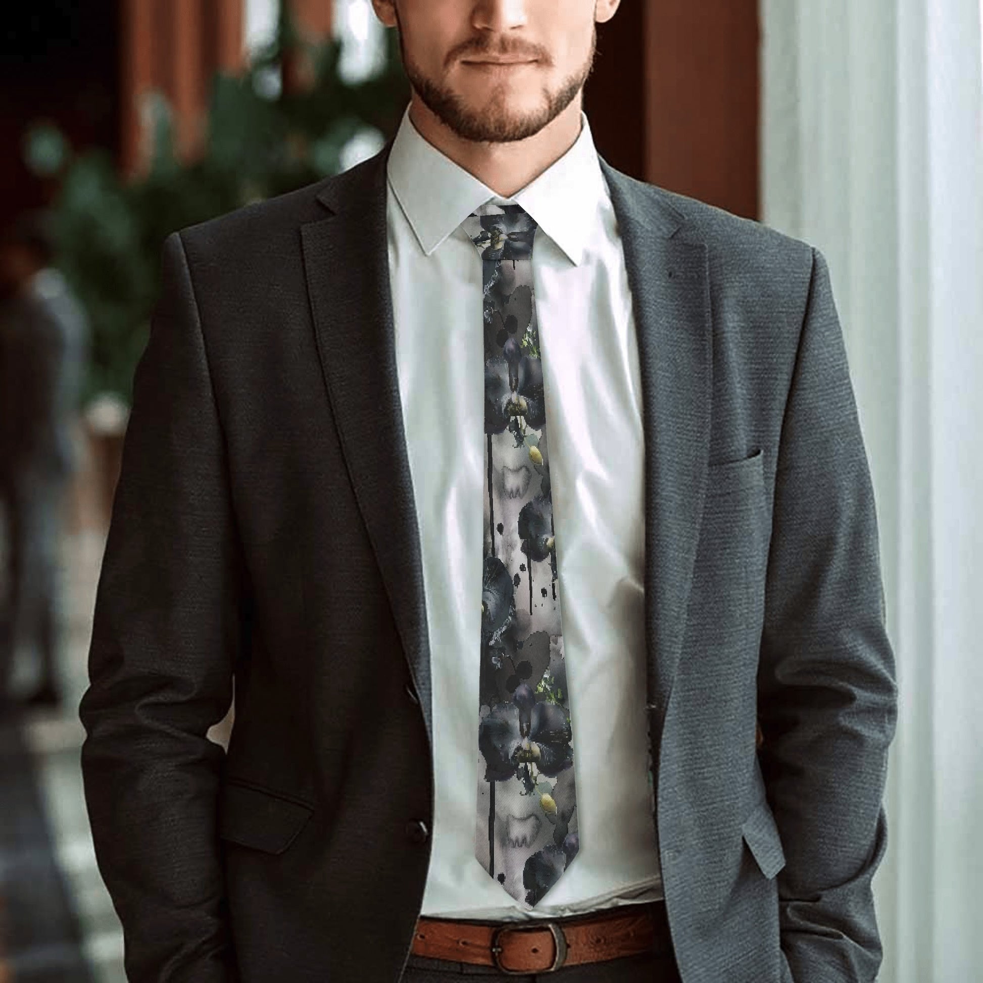 Black Orchid Krawatte Krawatte JLR Design