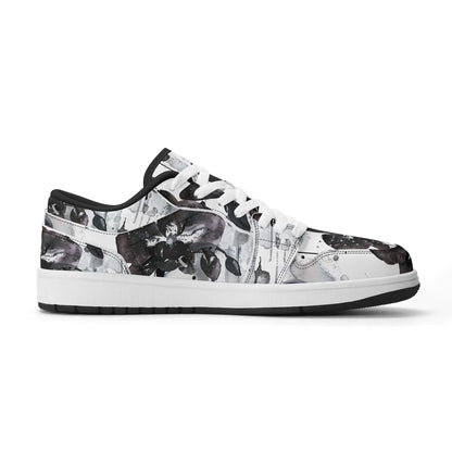 black-orchid-low-top-leder-sneaker-fur-damen-sneaker-jlr-design-23629 - JLR Design