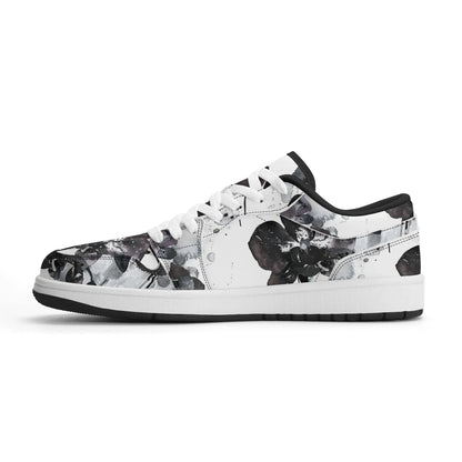 black-orchid-low-top-leder-sneaker-fur-damen-sneaker-jlr-design-60144 - JLR Design