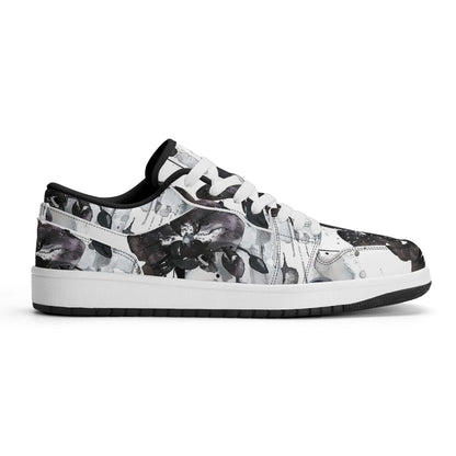 black-orchid-low-top-leder-sneaker-fur-damen-sneaker-jlr-design-87335 - JLR Design