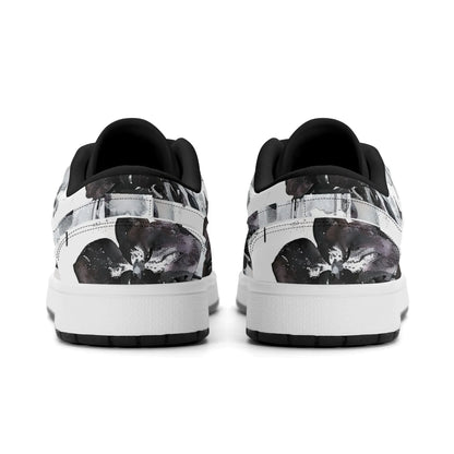 black-orchid-low-top-leder-sneaker-fur-damen-sneaker-jlr-design-70126 - JLR Design