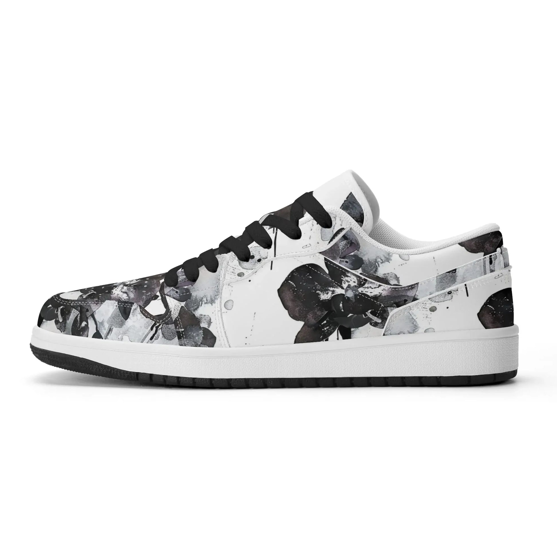 black-orchid-low-top-leder-sneaker-fur-damen-sneaker-jlr-design-47117 - JLR Design