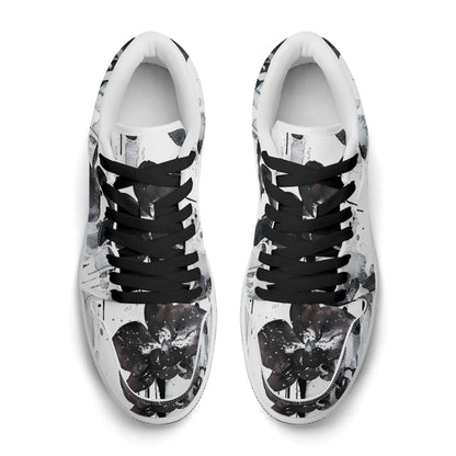 black-orchid-low-top-leder-sneaker-fur-damen-sneaker-jlr-design-68353 - JLR Design