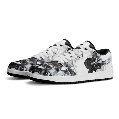 black-orchid-low-top-leder-sneaker-fur-damen-sneaker-jlr-design-66126 - JLR Design