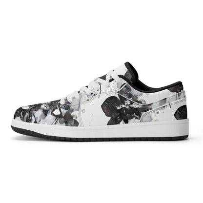 black-orchid-low-top-leder-sneaker-fur-damen-sneaker-jlr-design-26628 - JLR Design