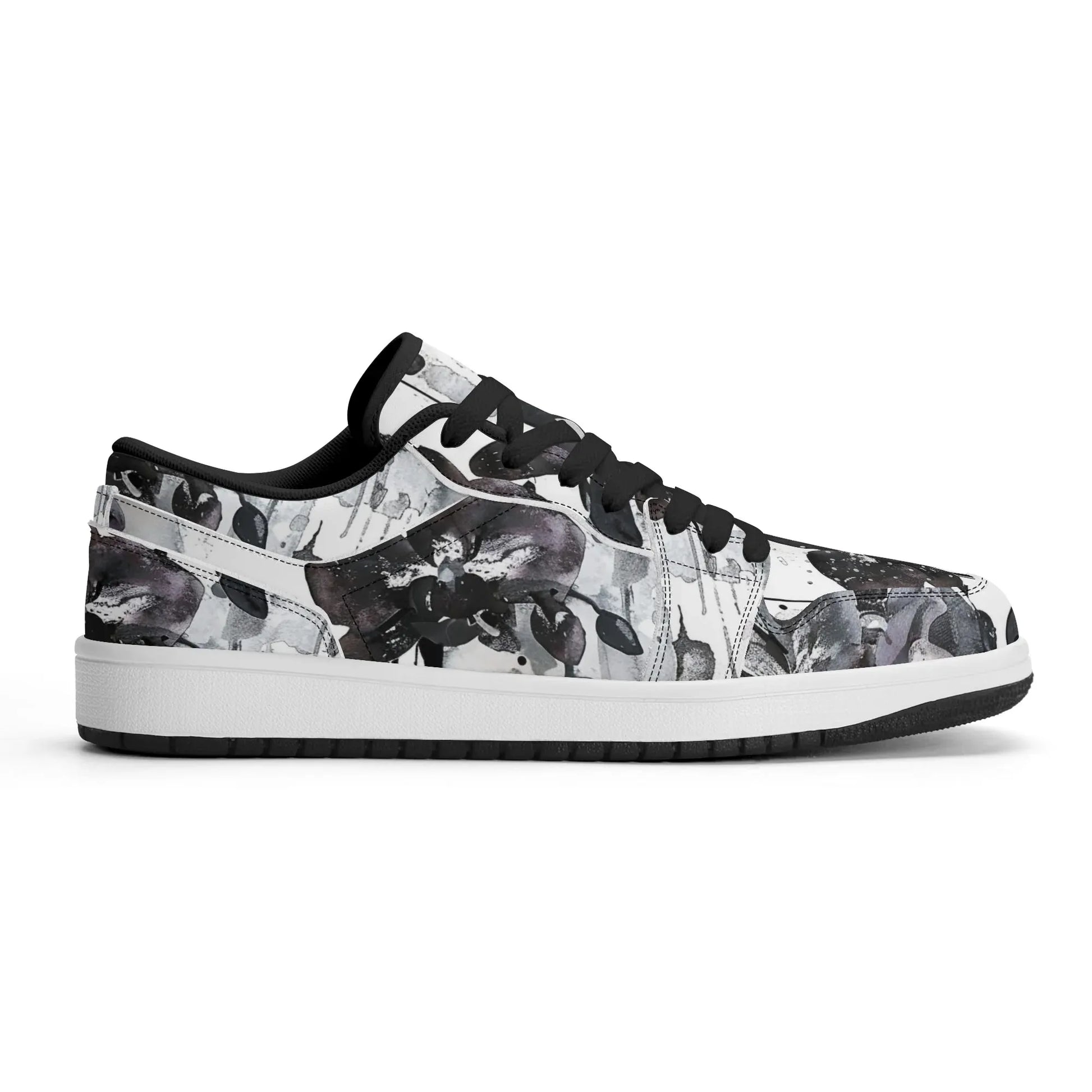 black-orchid-low-top-leder-sneaker-fur-herren-sneaker-jlr-design-32545 - JLR Design