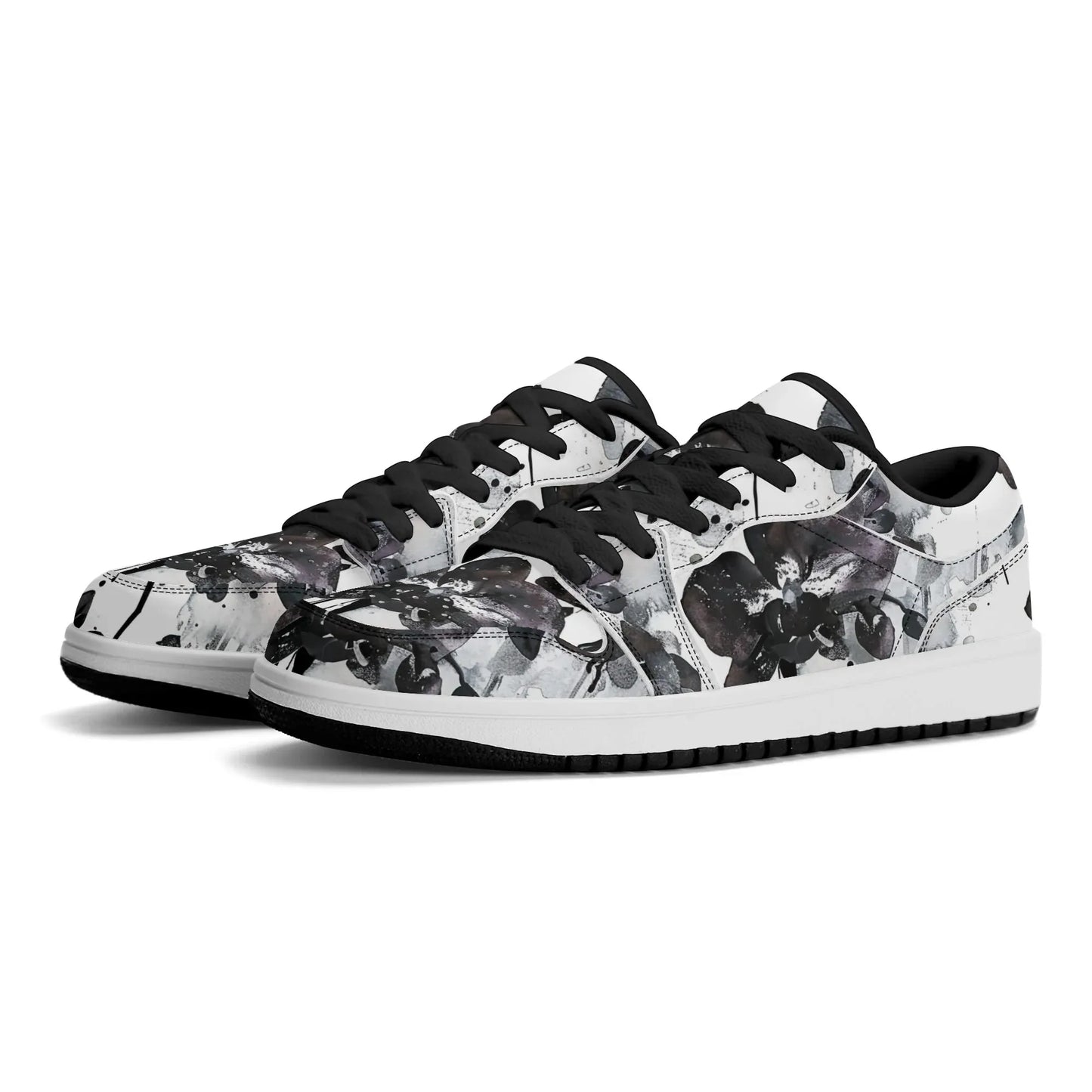 black-orchid-low-top-leder-sneaker-fur-herren-sneaker-jlr-design-51786 - JLR Design