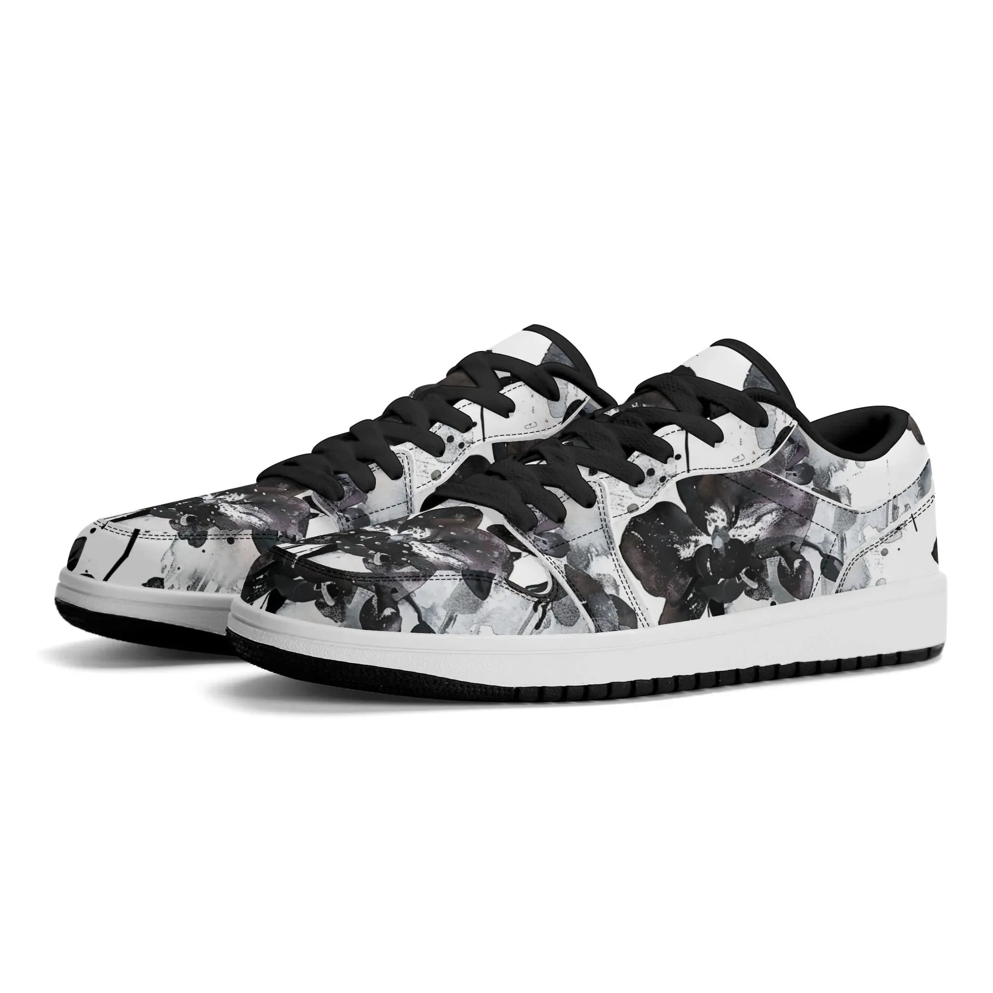 black-orchid-low-top-leder-sneaker-fur-herren-sneaker-jlr-design-51786 - JLR Design