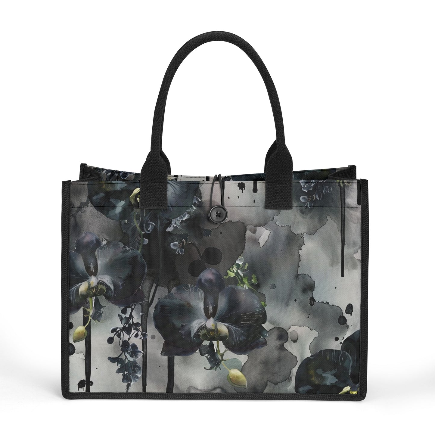 Black Orchid Premium Canvas Shopper Tasche Tragetasche JLR Design