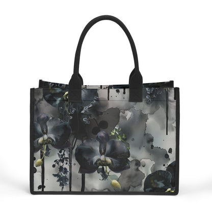 Black Orchid Premium Canvas Shopper Tasche Tragetasche JLR Design