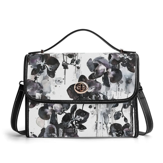 Black Orchid Satchel Bag Umhängetasche Umhängetasche JLR Design