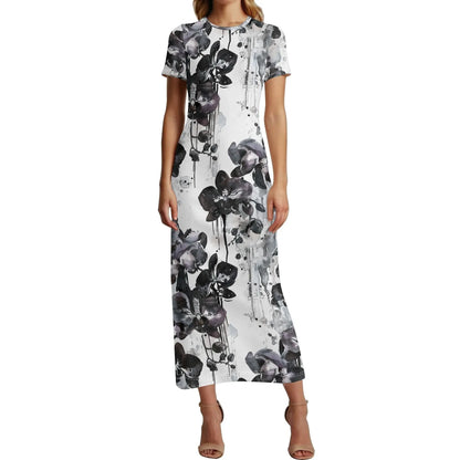 black-orchid-short-sleeve-long-dress-long-dress-jlr-design-17674 - JLR Design