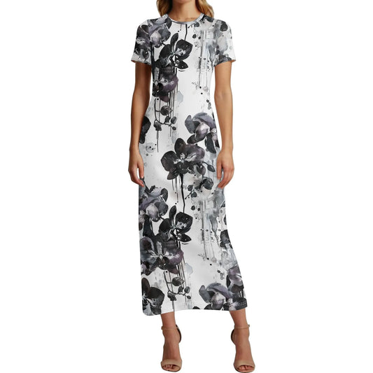 black-orchid-short-sleeve-long-dress-long-dress-jlr-design-17674 - JLR Design
