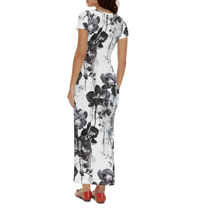 black-orchid-short-sleeve-long-dress-long-dress-jlr-design-67976 - JLR Design