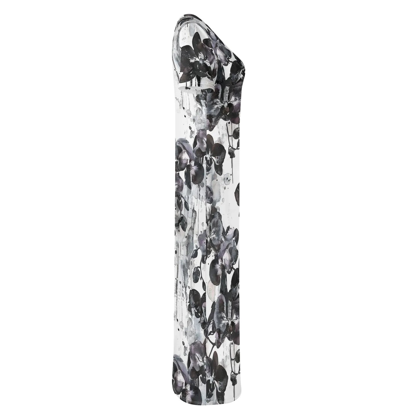 black-orchid-short-sleeve-long-dress-long-dress-jlr-design-81761 - JLR Design