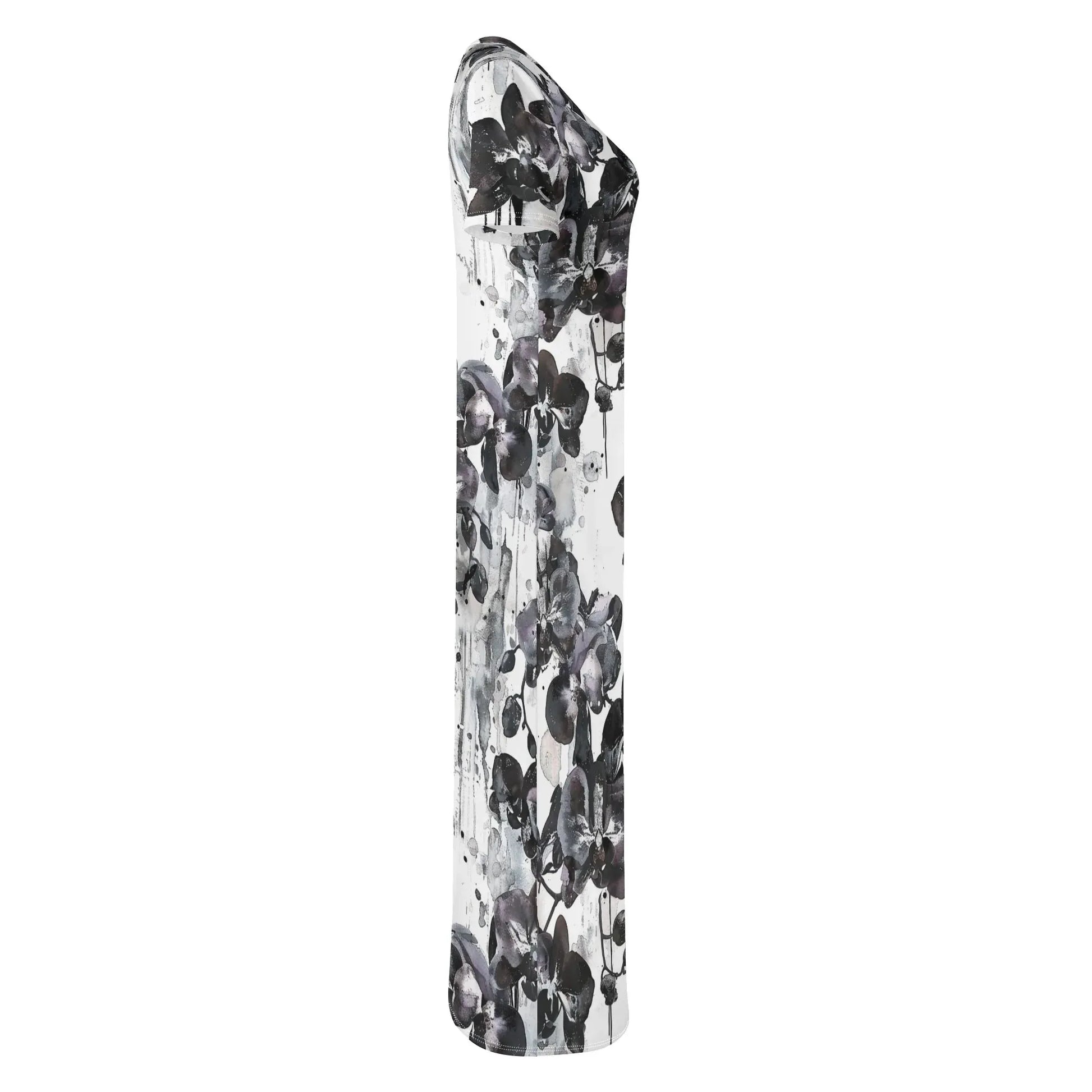 black-orchid-short-sleeve-long-dress-long-dress-jlr-design-81761 - JLR Design