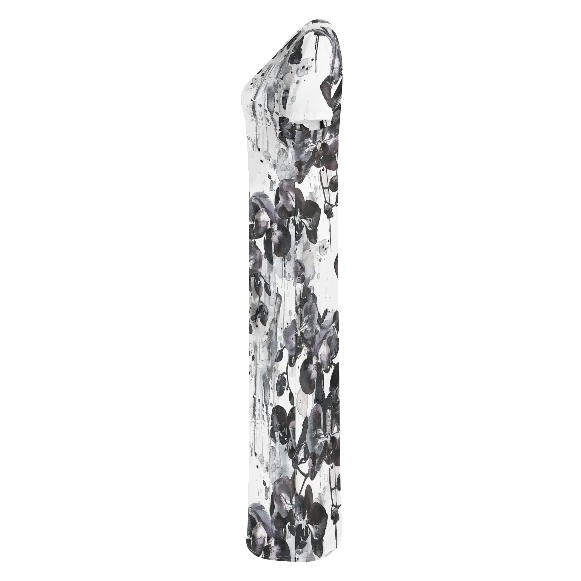 black-orchid-short-sleeve-long-dress-long-dress-jlr-design-34931 - JLR Design