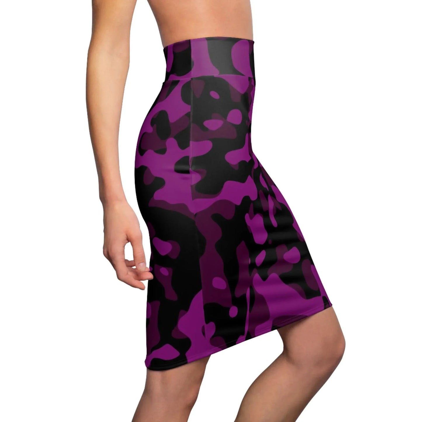 black-pink-camouflage-bleistiftrock-bleistiftrock-jlr-design-87140 - JLR Design