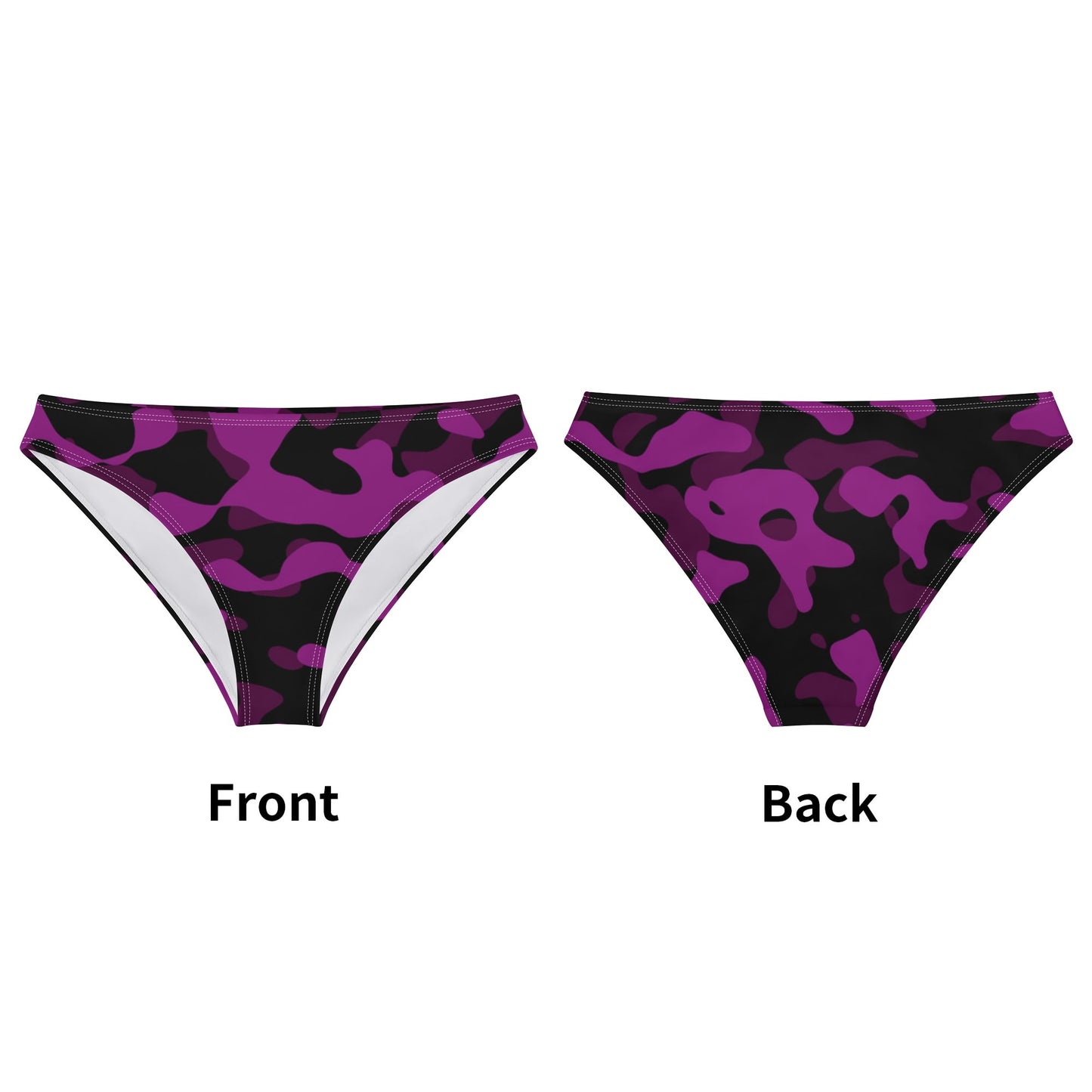 Black Pink Camouflage Damen Slip Damen Slip JLR Design