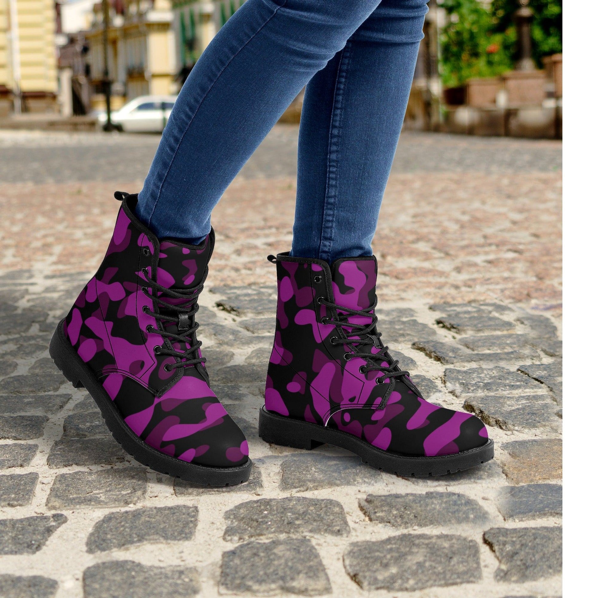 Black Pink Camouflage Damen Stiefel Stiefel 82.99 Black, Camouflage, Damen, Pink, Stiefel JLR Design