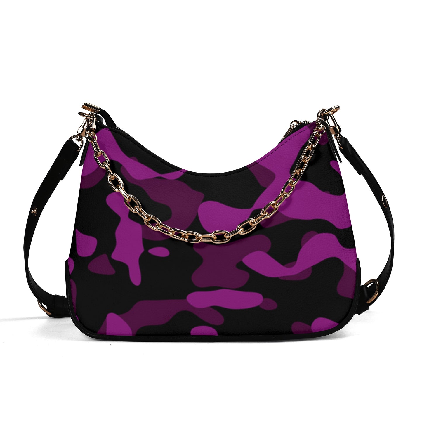 Black Pink Camouflage elegante Umhängetasche mit Kette Umhängetasche JLR Design