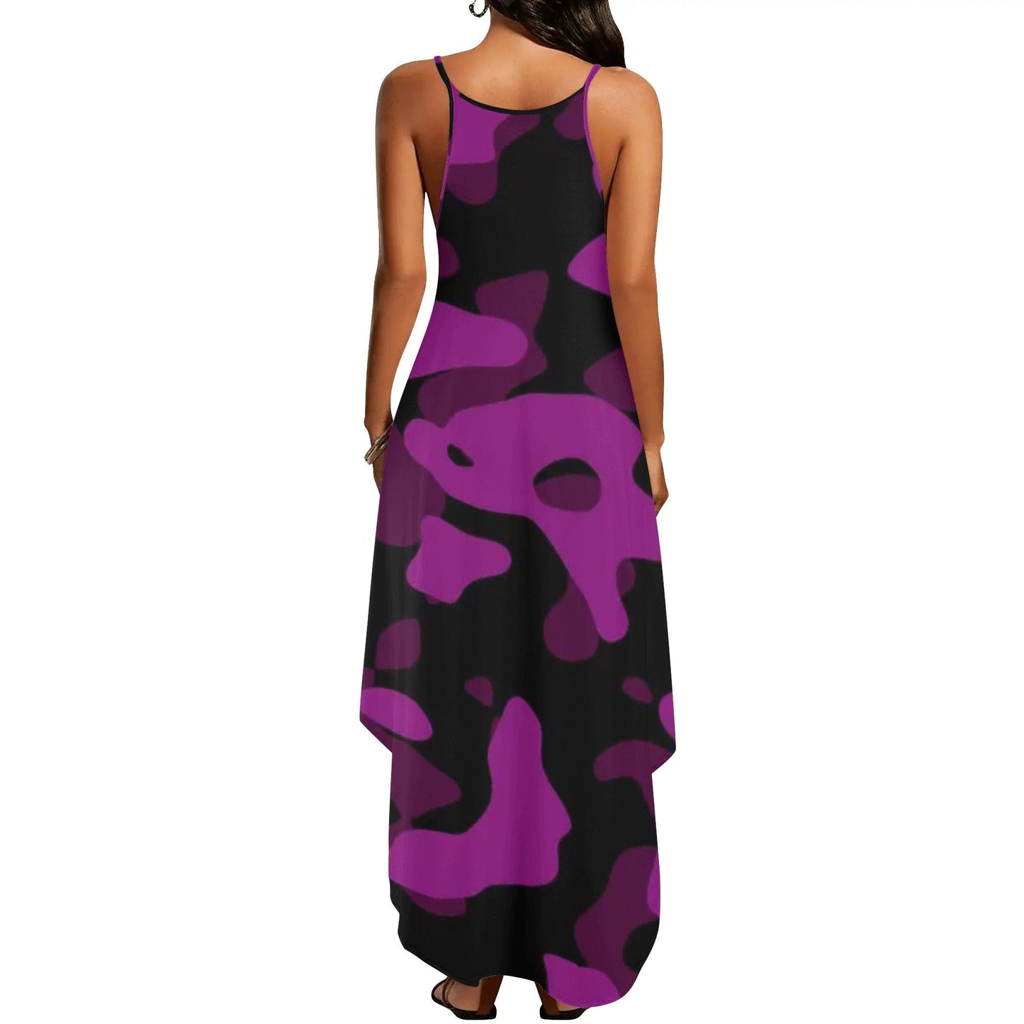 Black Pink Camouflage elegantes ärmelloses Abendkleid Abendkleid 77.99 Abendkleid, Black, Camouflage, Elegant, Pink, ärmellos JLR Design