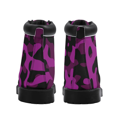 Black Pink Camouflage Ganzjahres Stiefel für Damen Lederstiefel 82.99 Black, Camouflage, Damen, Ganzjahres, Lederstiefel, Pink JLR Design