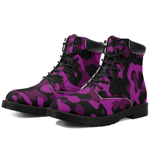 Black Pink Camouflage Ganzjahres Stiefel für Herren Lederstiefel 82.99 Black, Camouflage, Ganzjahres, Herren, Lederstiefel, Pink JLR Design