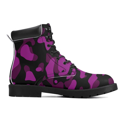 Black Pink Camouflage Ganzjahres Stiefel für Herren Lederstiefel 82.99 Black, Camouflage, Ganzjahres, Herren, Lederstiefel, Pink JLR Design