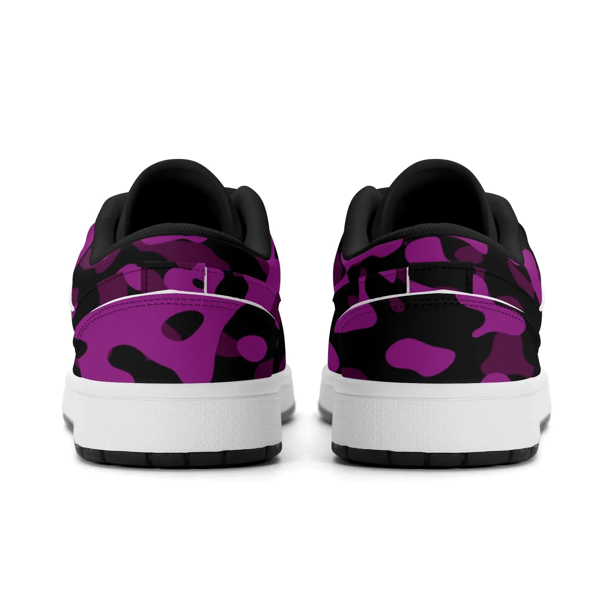 black-pink-camouflage-low-top-leder-sneaker-fur-damen-sneaker-jlr-design-59893 - JLR Design