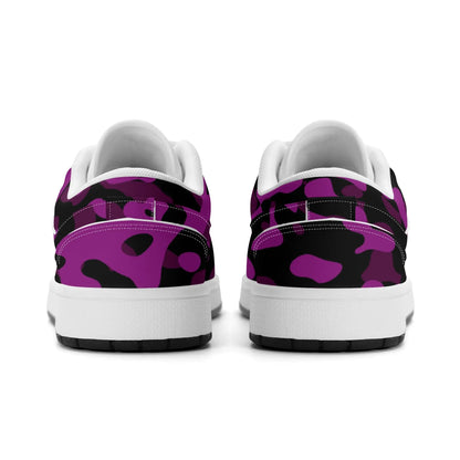 black-pink-camouflage-low-top-leder-sneaker-fur-damen-sneaker-jlr-design-67929 - JLR Design