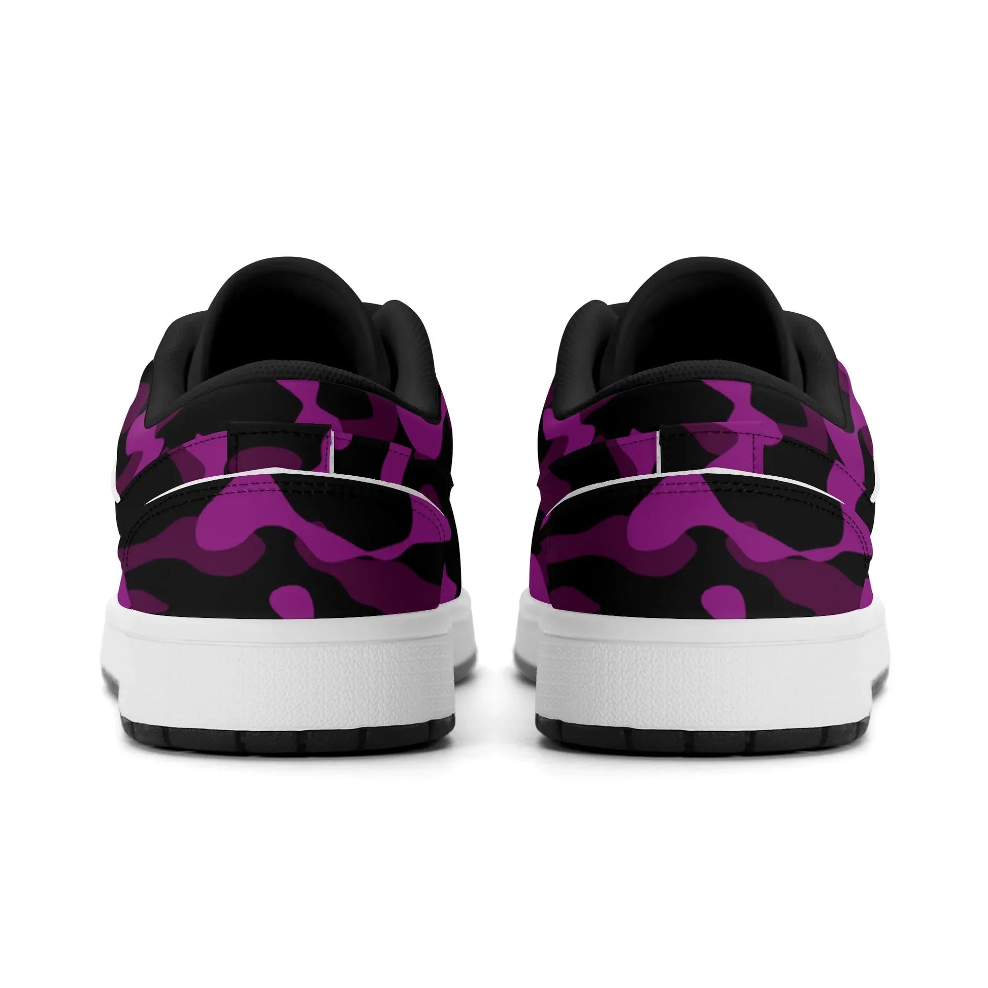 black-pink-camouflage-low-top-leder-sneaker-fur-herren-sneaker-jlr-design-13918 - JLR Design
