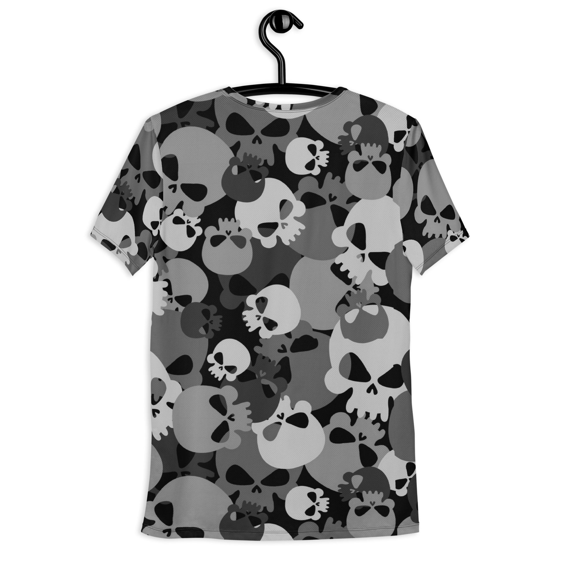 Black Skull Sport-T-Shirt für Herren Sport T-Shirt JLR Design