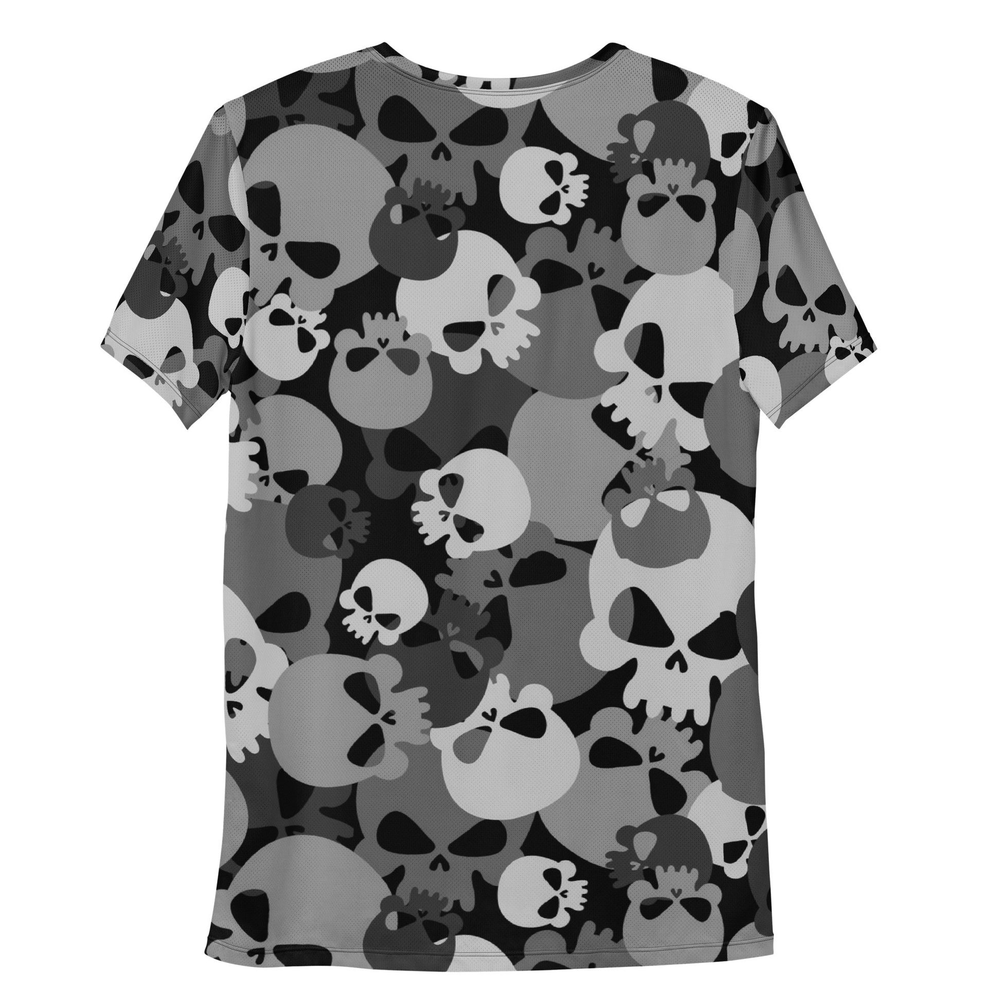 Black Skull Sport-T-Shirt für Herren Sport T-Shirt JLR Design